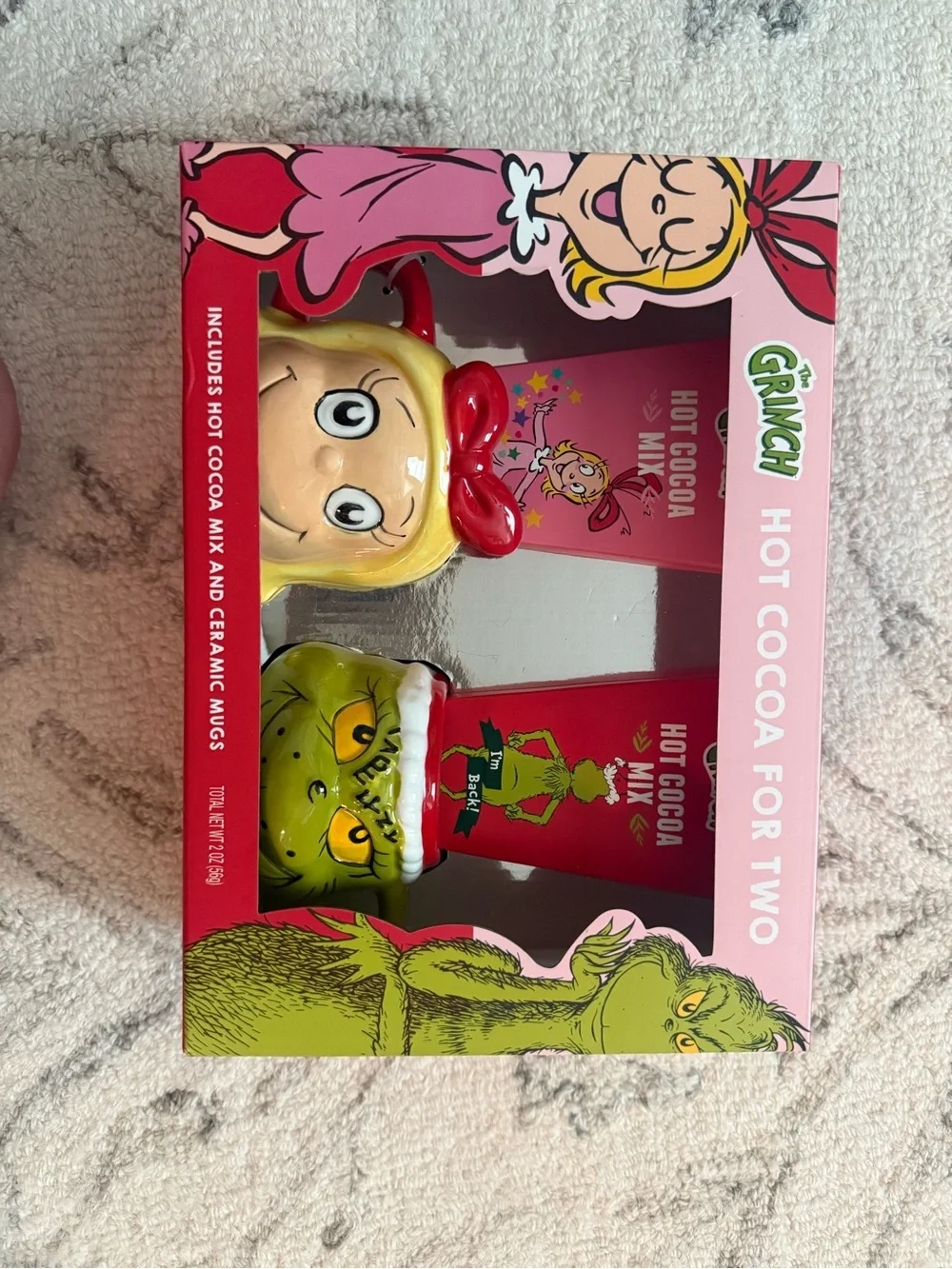 🎄 The Grinch™ Hot Cocoa for Two Gift Set – Brand New in Original Box! 🎄